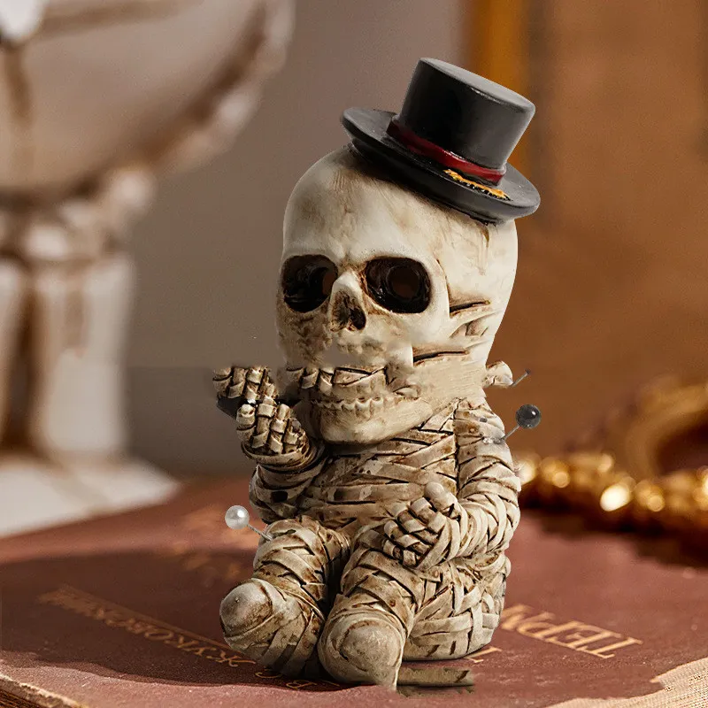 Resin Crafts Halloween Decorations Home Skull Aromatherapy Home Decor – image 3