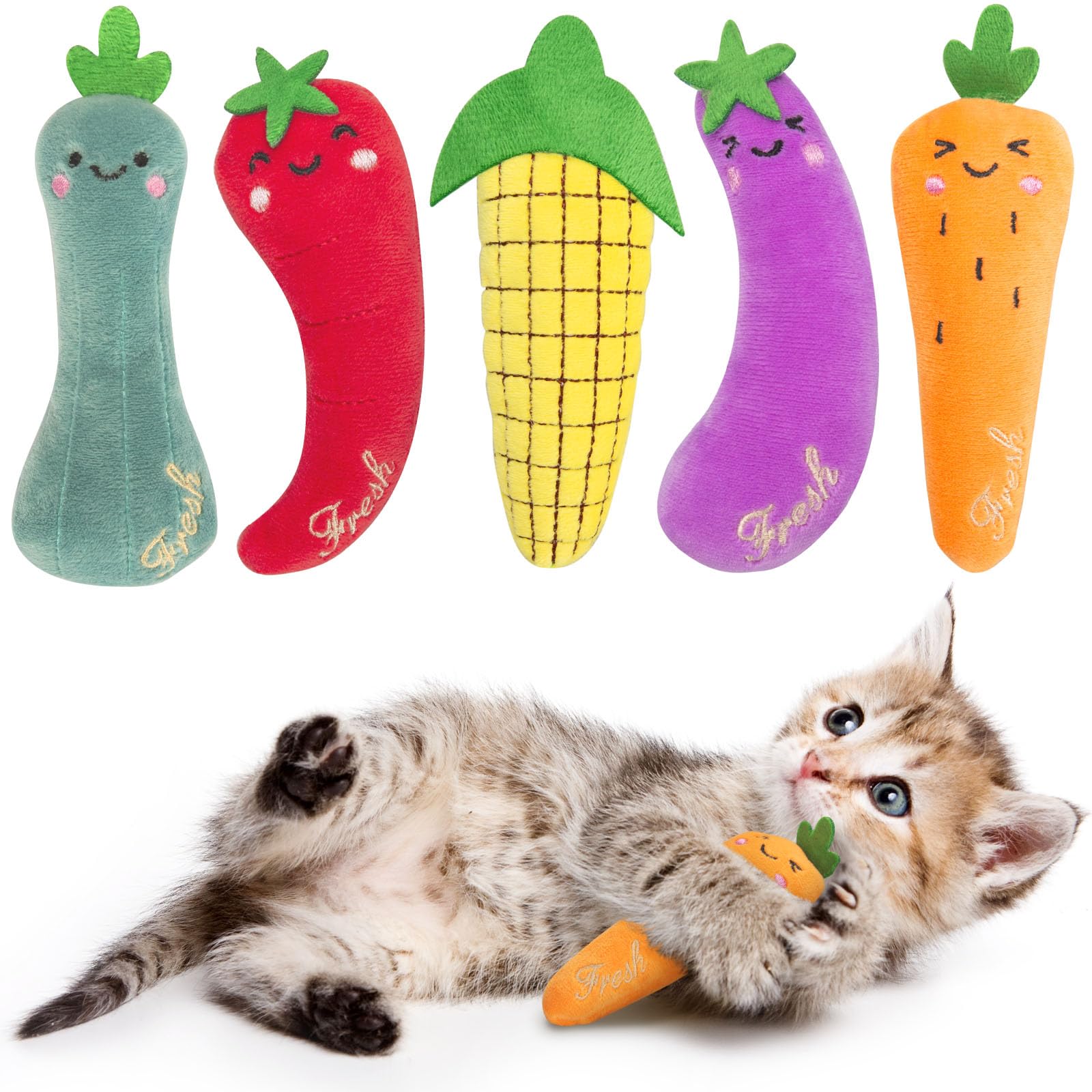 5-Pack Catnip Toys For Cats