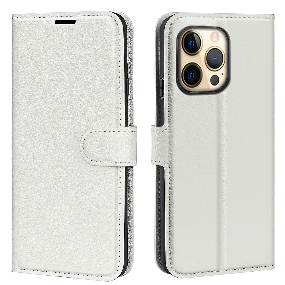 Flip Card Slot Lychee Pattern Phone Case
