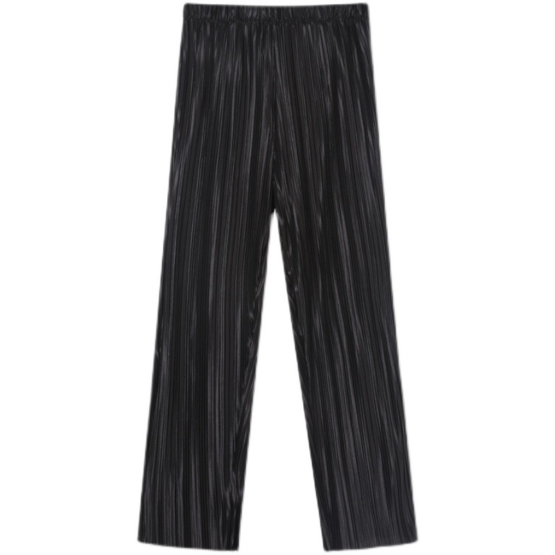 Fried Street Ins Wind Pressure Pleated Pinstripe Casual Pants Men