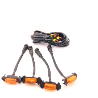 Off-road Smog Light  Net Light LED Wheel Eyebrow Light Small Light Decoration