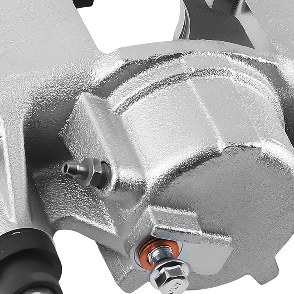 Left and right front brake calipers side by side for Chevy GMC C/K 1500 2500 platform