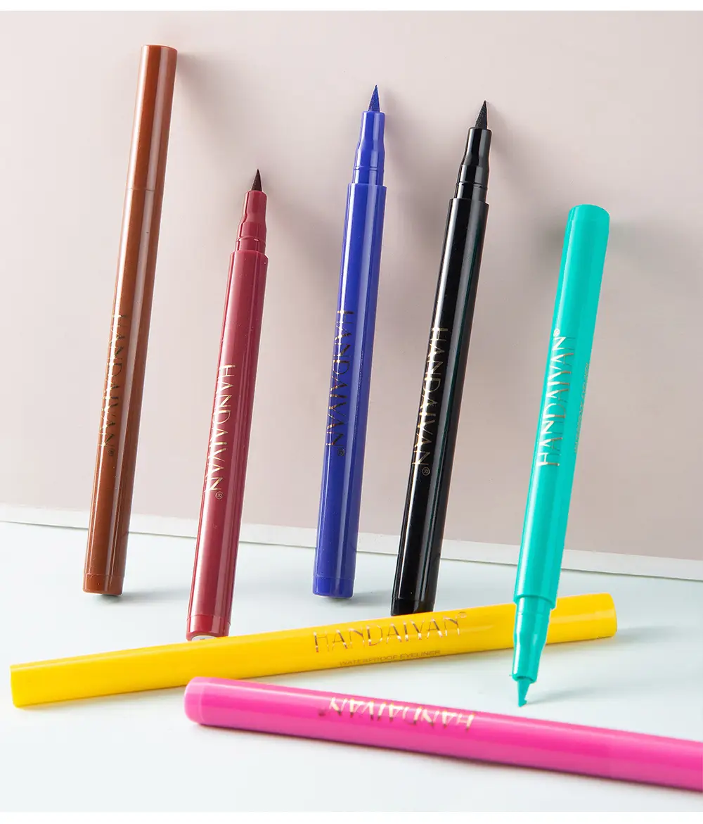 12color Matte Color Quickdrying And Not Easy To Smudge Liquid Eyeliner Pen