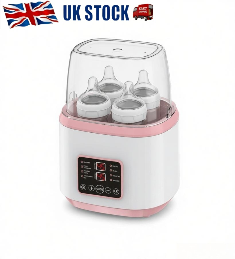 Baby Bottle Warmer Remote Control Steriliser Fast Milk With LCD Display — image 2