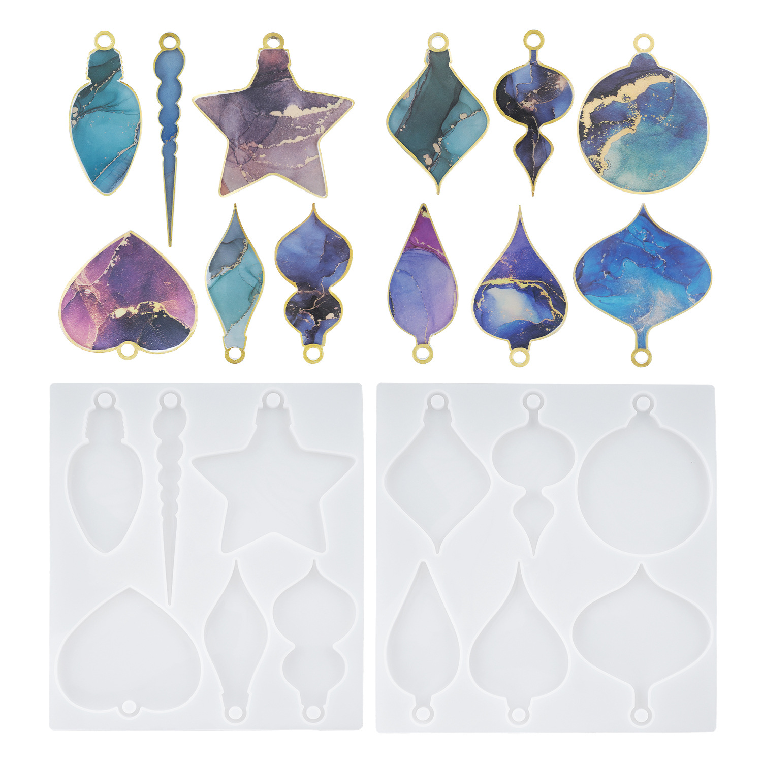 Diy Crystal Resin Christmas Ornament Epoxy Mold - Image 18