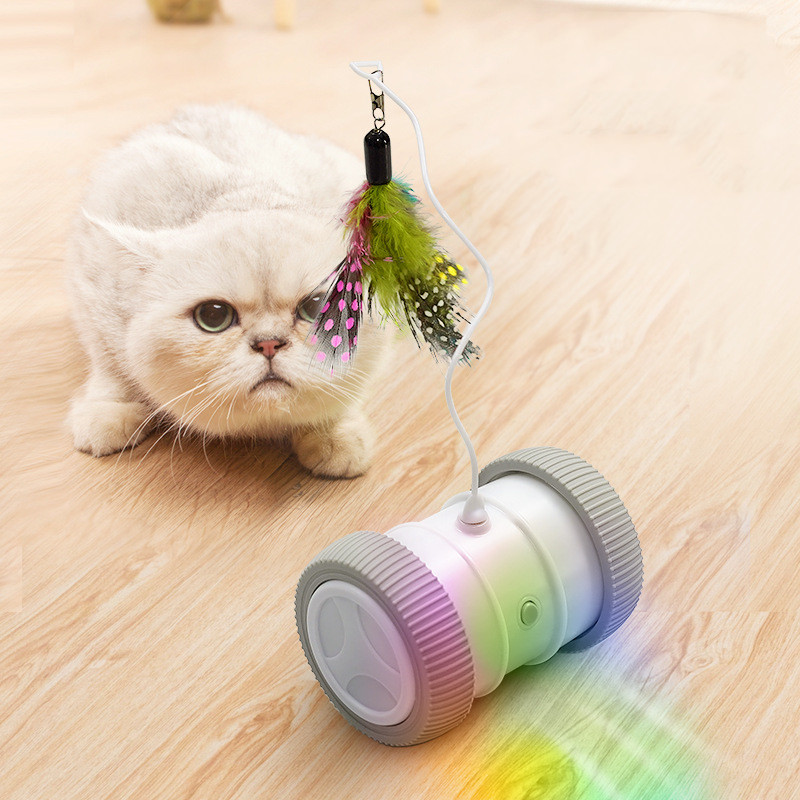 Automatic Funny Cat Toy Multifunctional Electric Roller