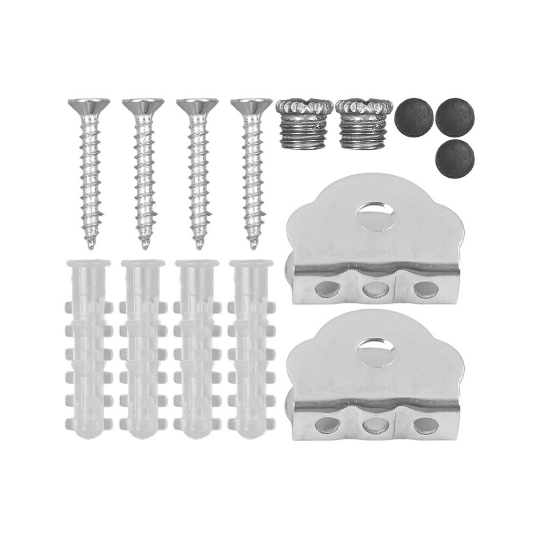 Glass Bathroom Shower Shelf Storage Rack Wall Mounted Holder Caddy Organizer UK