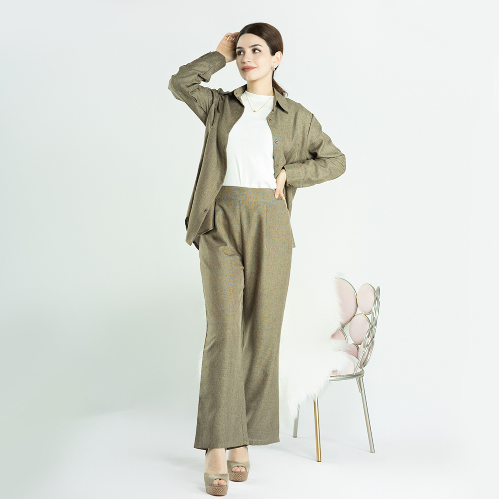 Title 6, Womens Fashion Simple Solid Color Casual Suit ...