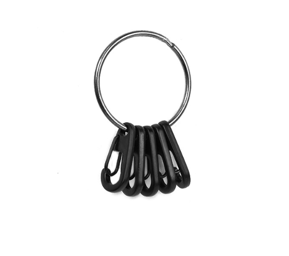 Concise Spring Hanging Buckle Quick-hanging Keychain Key Ring Key Ring Alloy Hook