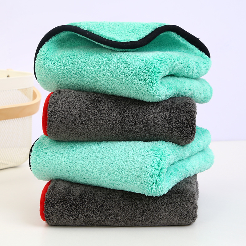 1200G Thick Coral Fleece Car Wash Towel