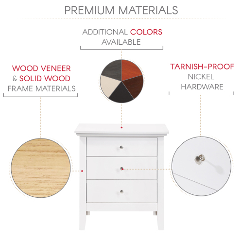 Elegant White Casual Nightstand_voghion.com