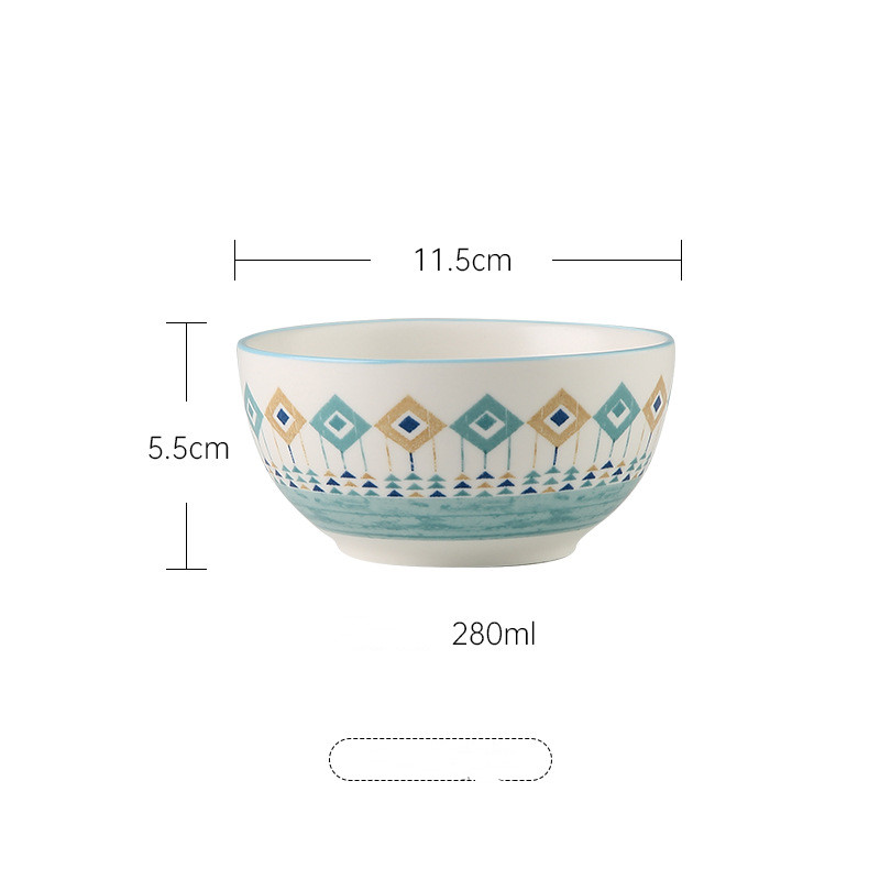 Title 7, Ceramic Dishes Set Household Nordic Style Table...