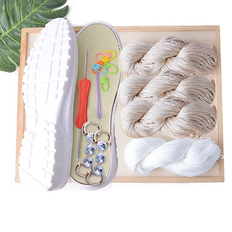 Handwoven Coconut Sole Hollow Thread Hook Material Bag