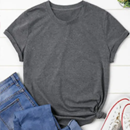 Fashion Men's Solid Color Letters Short Sleeves Dark Gray - Shop at LoveMi