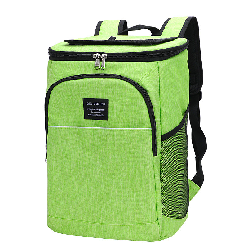 Outdoor backpack large capacity picnic bag (yellow)