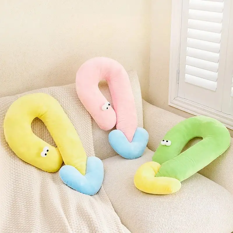 Cute Cat Eye Pillow Pet Neck Support Sleeping