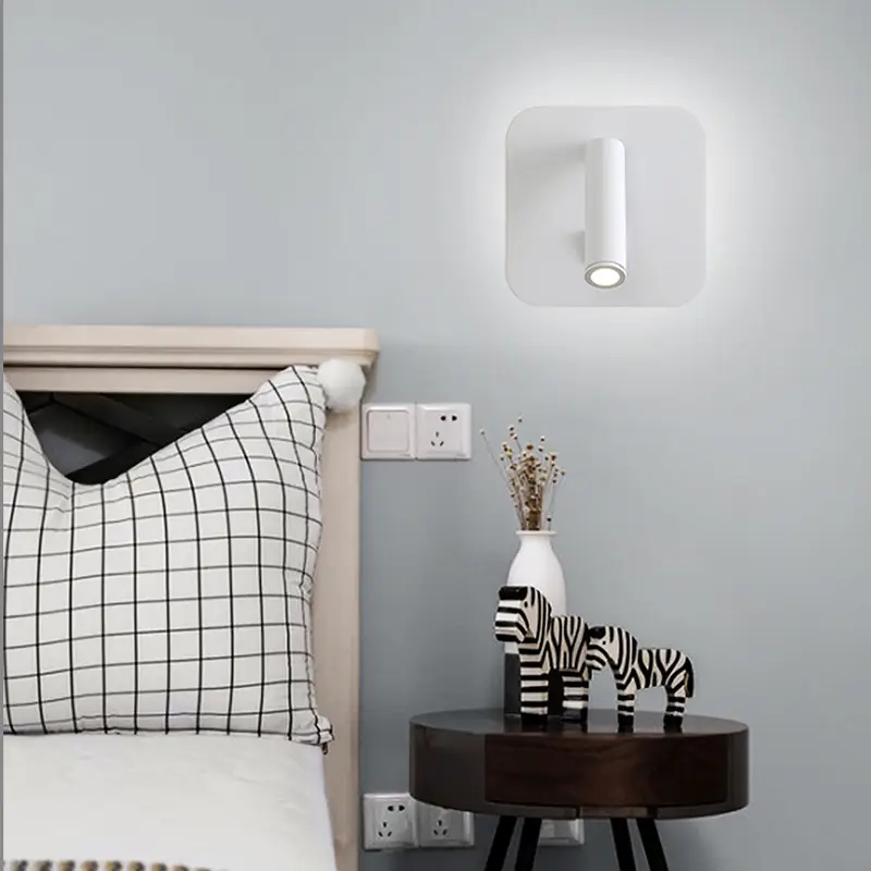Modern Minimalist Bedside LED Wall Lamp Creative Led Spotlight