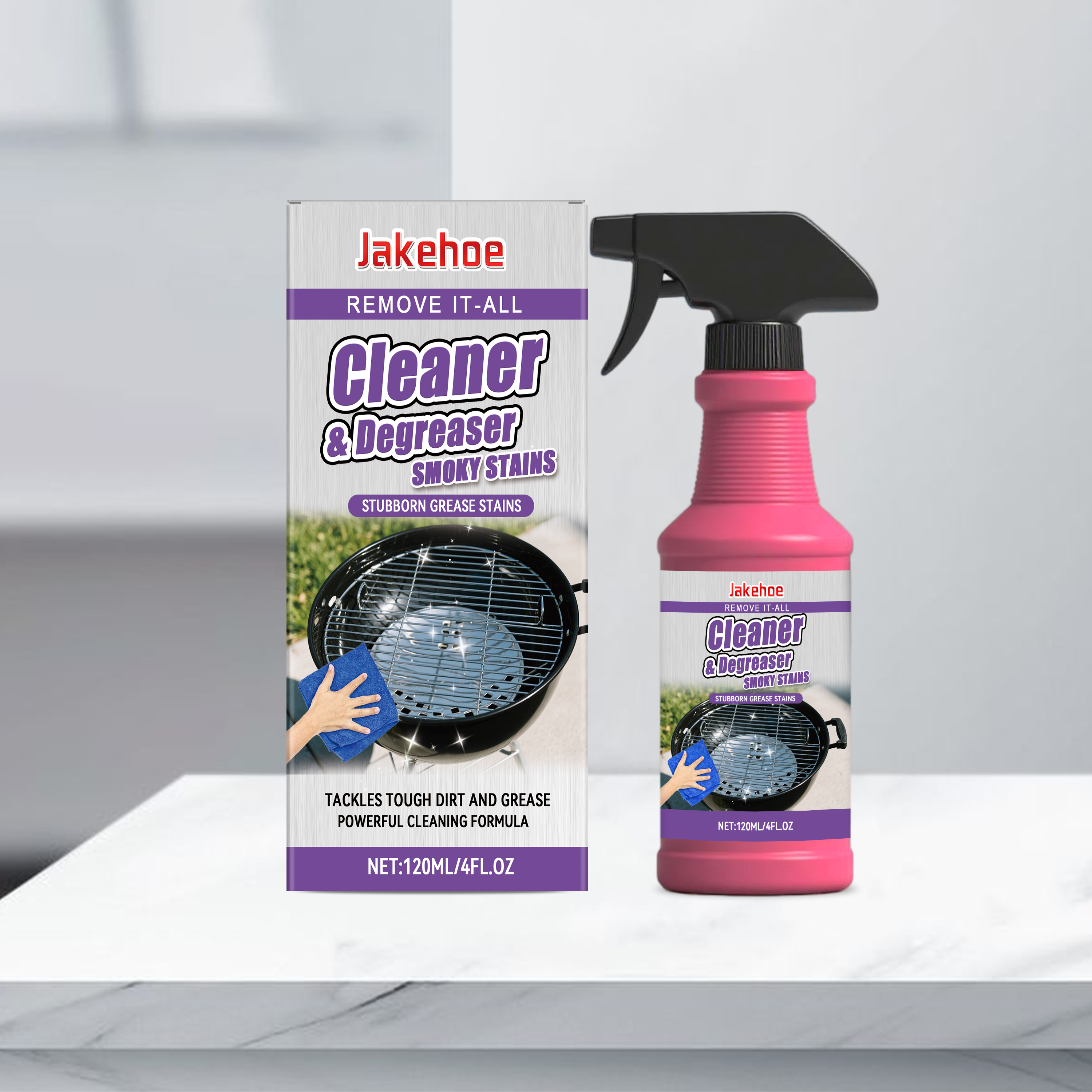 Barbecue Stove Shelf Cleaner 120ml-box
