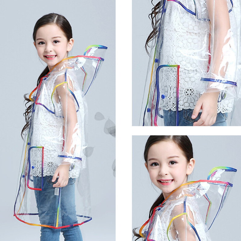 Title 5, Transparent Thickening Eva Raincoat For Element...