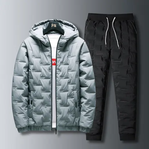 Men's Autumn and Winter Suits New Down Padded Jackets