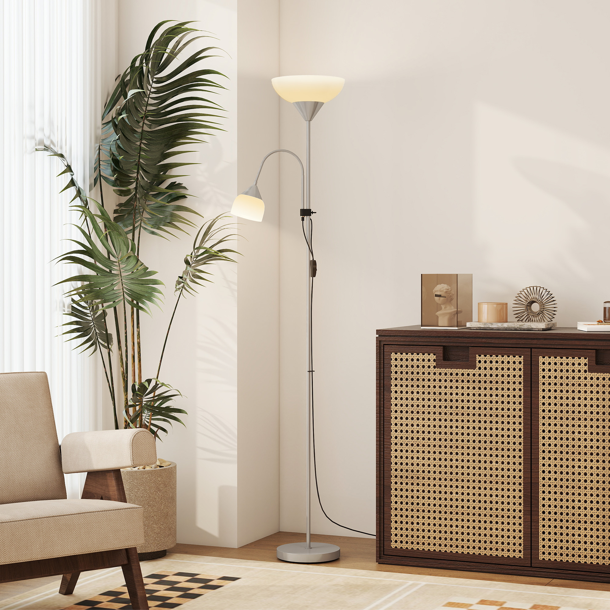 LED Floor Lamp, Suitable For Living Rooms, 180cm High,