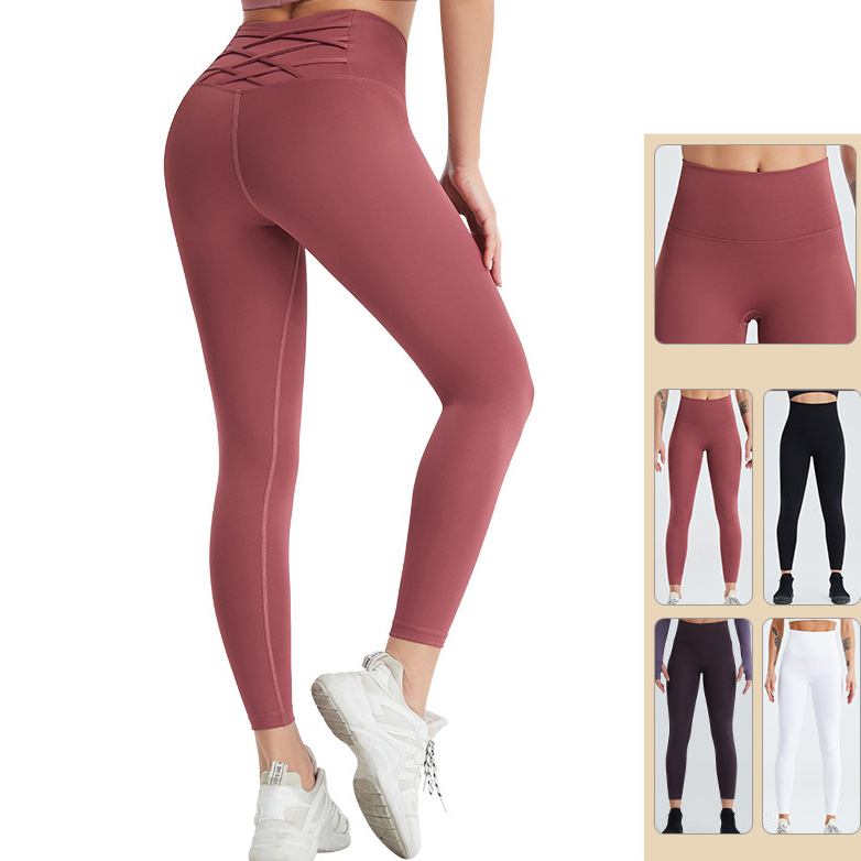 Title 5, Legging de yoga taille haute pour femmes séchag...