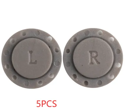 Hand-Sewn Button Bag Clothes Placket Magnet Buckle - 5Pcs Grey