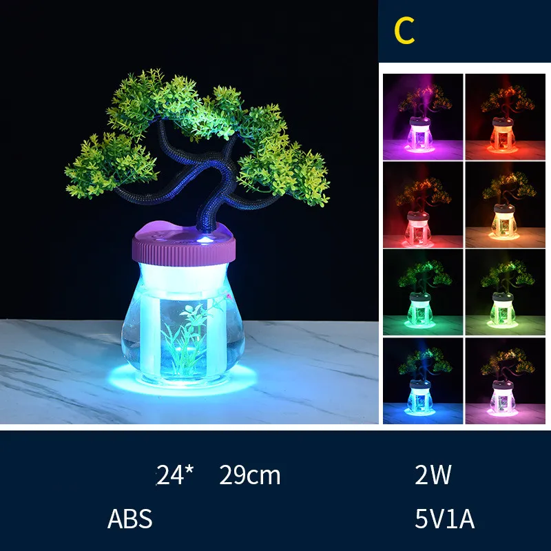 New Air Humidifier Desktop Creative Led Light Charging