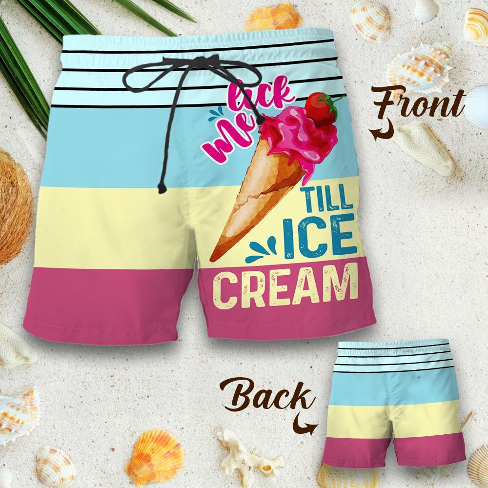 Title 6, 3D Printed Beach Shorts for Couples