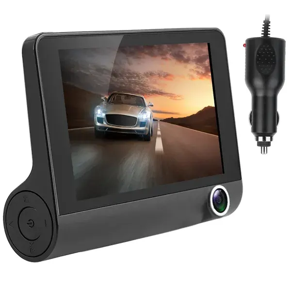 1296P Car DVR Dash Camera 4In 3