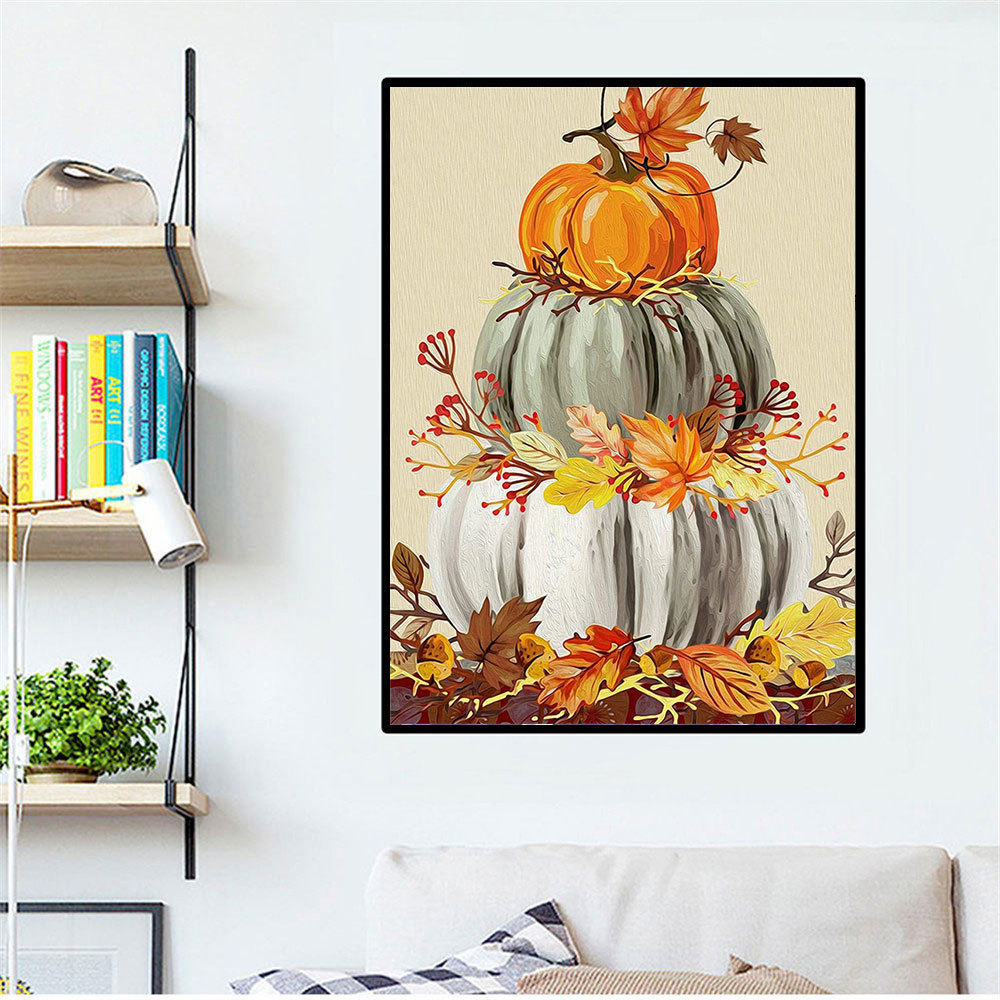Pumpkin Theme Diamond Painting Full 5D Landscape Crafts