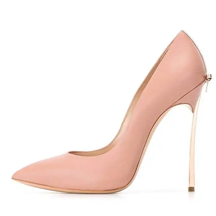 European And American Shaped With Bow High Heels