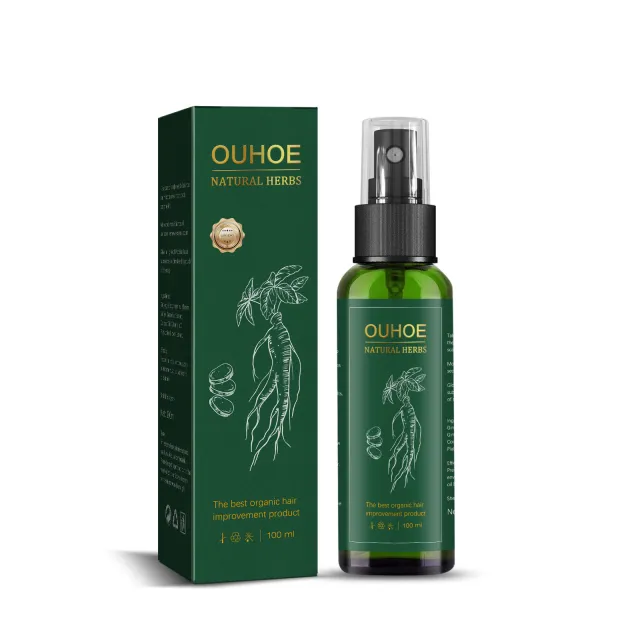 OUHOE Ginseng Hair Growth Lotion Ginseng Moisturizing Hair Care Hair Growth Spray 3Pcs - Shop at LoveMi