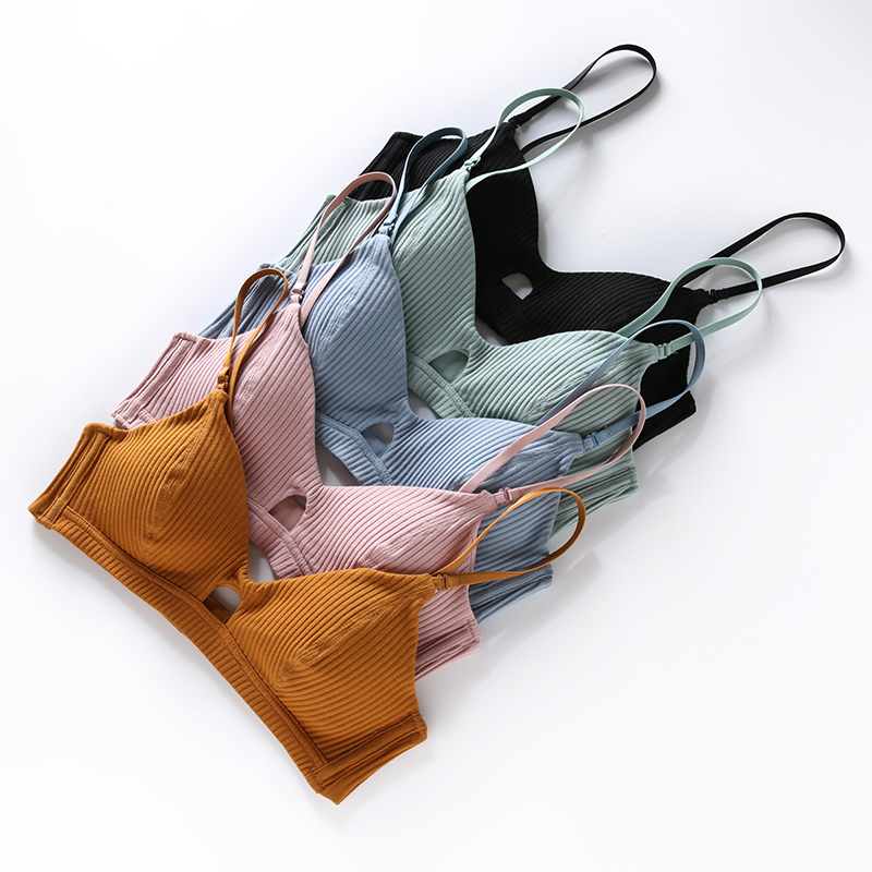 Title 7, Fashionable French triangle cup bra underwear set