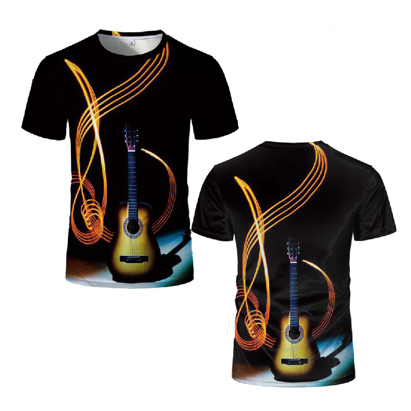 Title 5, Zomer heren T-shirt Muziek Expert Mode Trend Mu...