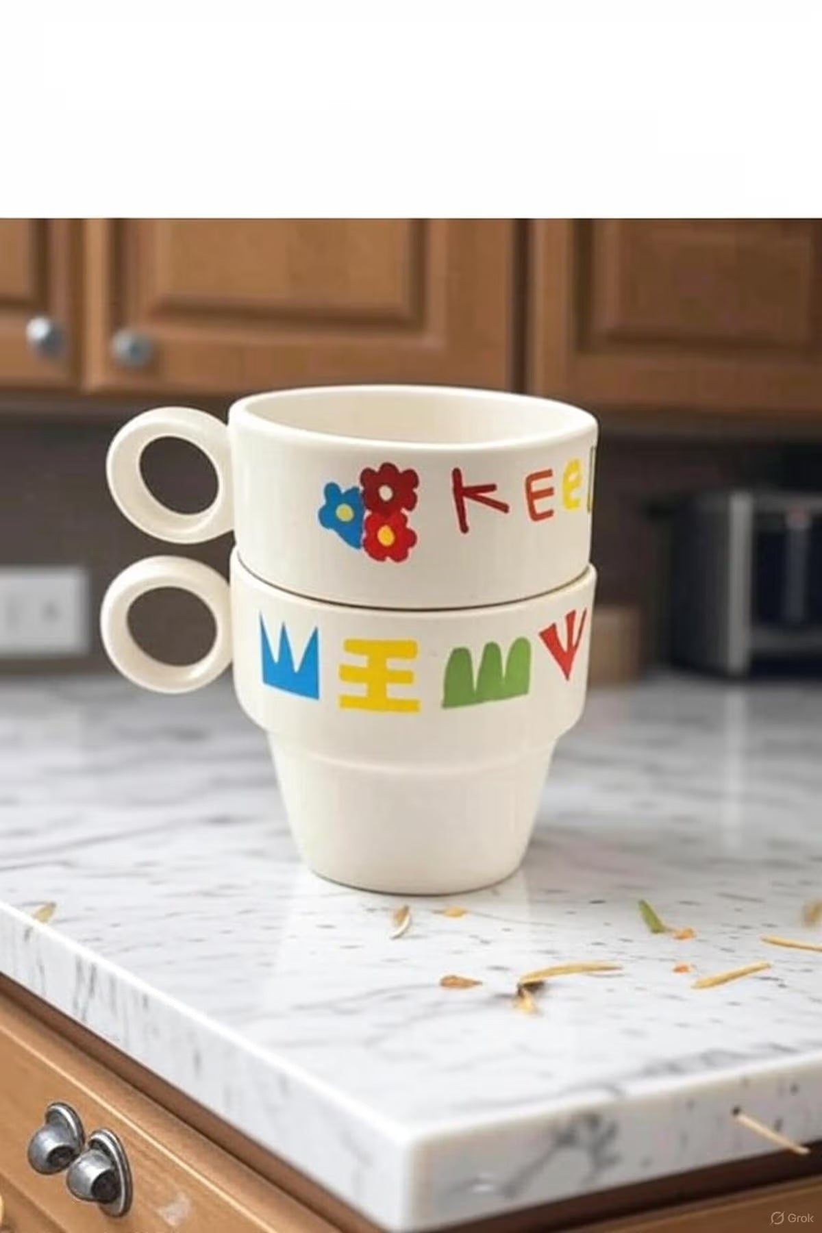 Handmade Ceramic Espresso Cups Set For Coffee And Small Lattes 2