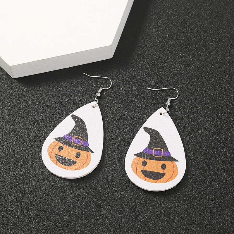Simple Geometric Personality Halloween Earrings