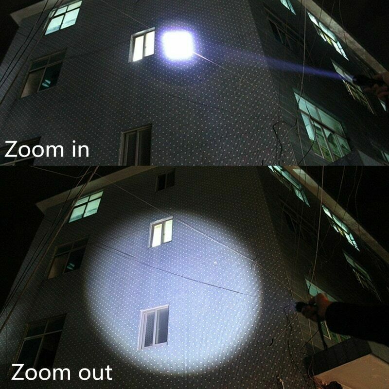 2pcs Super Bright 1500000LM Zoom Flashlight Mini LED Lamp Rechargeable Torch Box — image 11