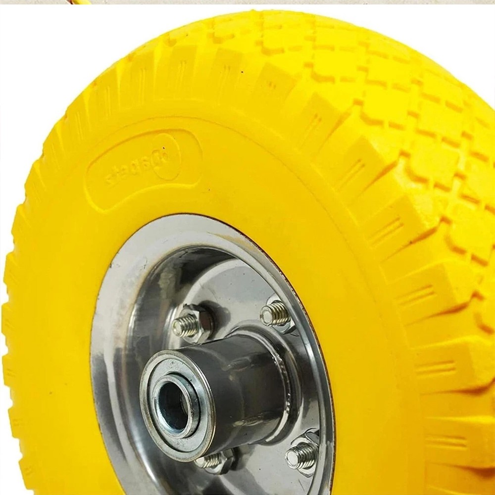 2PCS 10 Puncture Burst Proof Solid Rubber Sack Truck Trolley Wheel Spare Tyres — image 12