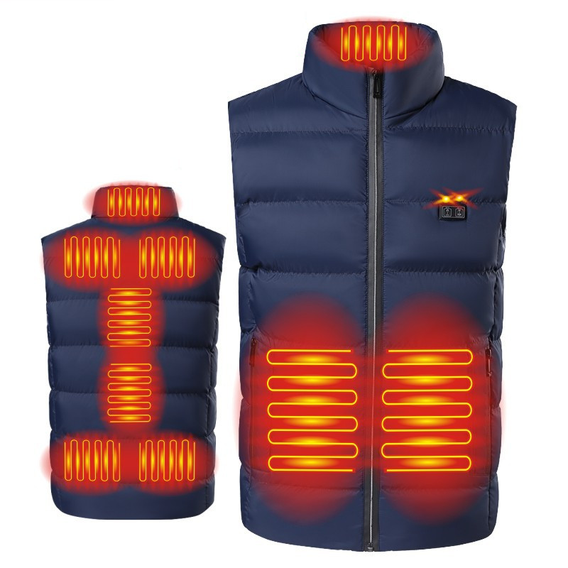 Heating Vest Stand Collar Heating Vest Smart