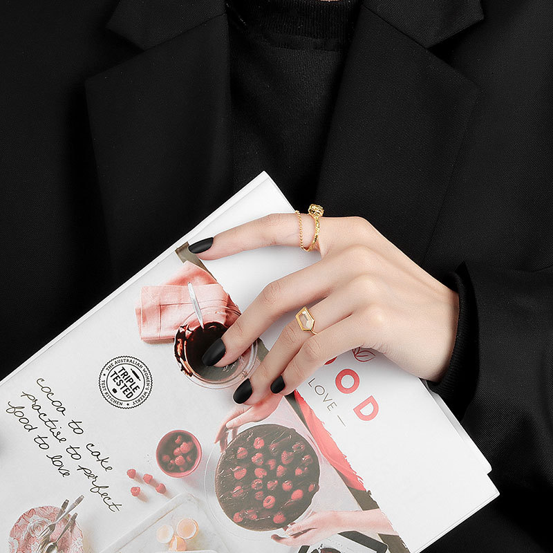 Personality And Temperament Little Finger Jewelry Ring Girl