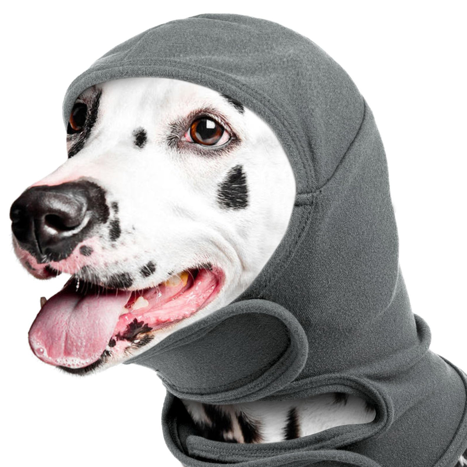 Calming Hoodie Dog Ear Covers-No Shake Hematomas Ear Wraps For Dogs, Adjustable Head Wrap Muffs Noise Cancelling Protector, Anxiety Relief, Fireworks & Grooming Bathing
