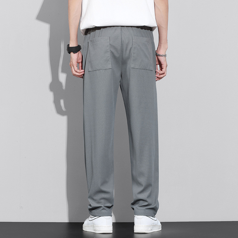 Men's Breathable Straight Leg Casual Trousers