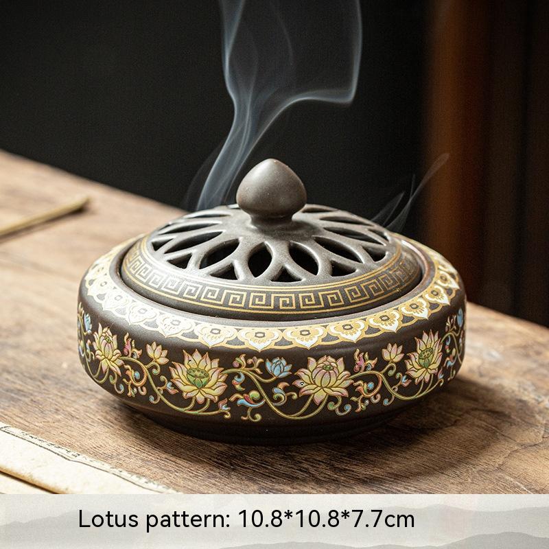 Enamel Lotus Pattern