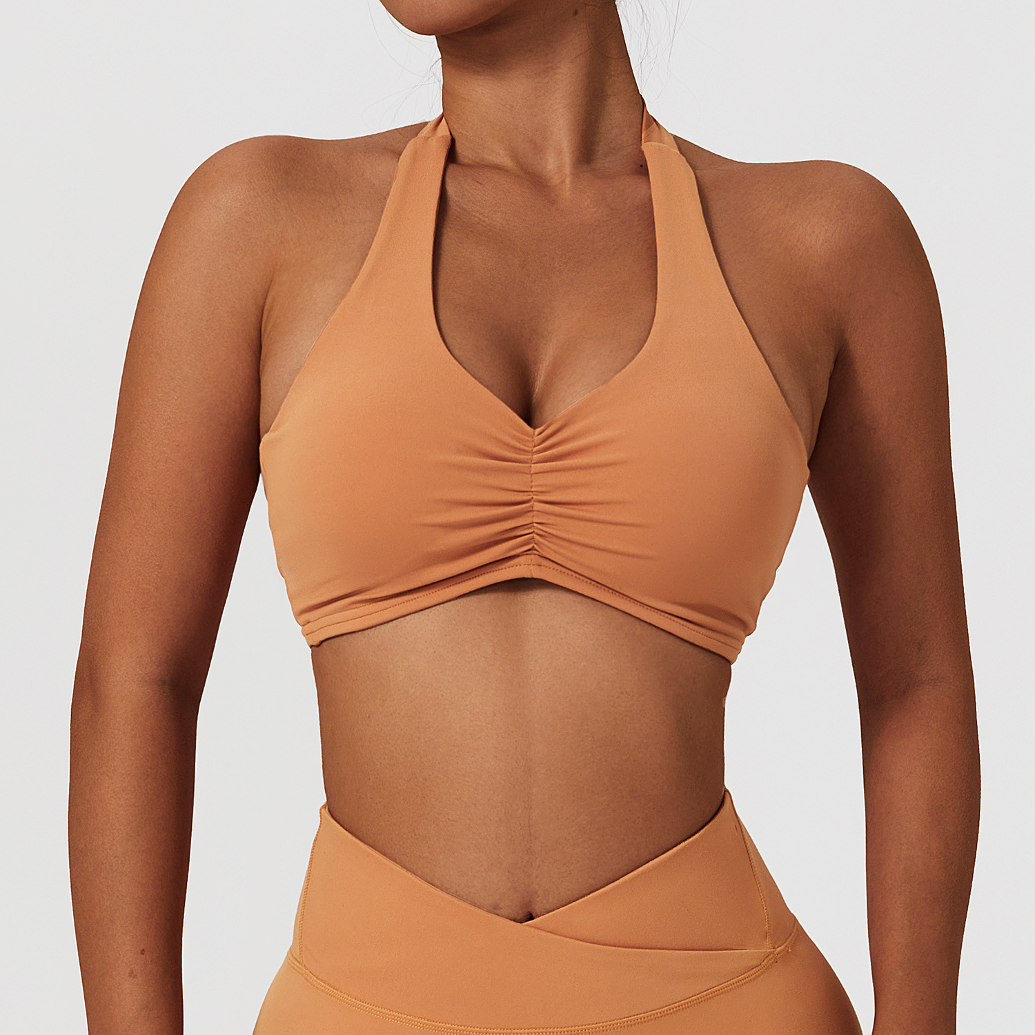 Shock-proof Sports Bra With Neck And Back