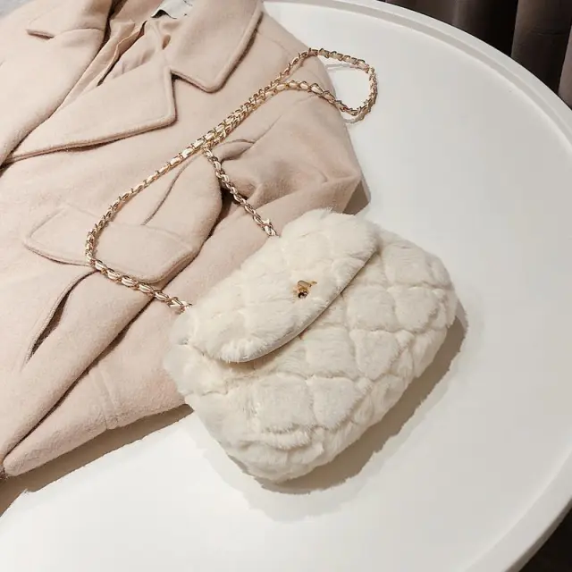 New Trendy Korean All match Messenger Bag White - Shop at LoveMi