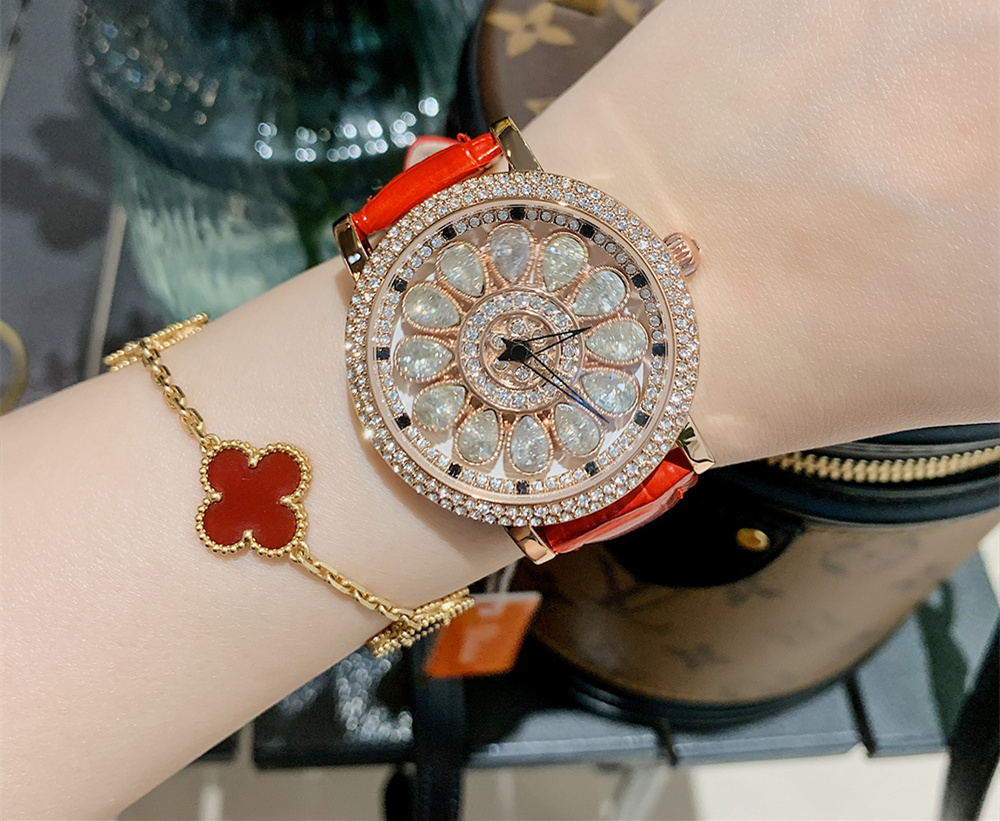 Women's Niche Diamond Luxury Rainbow Watch - Picture 8 of 9