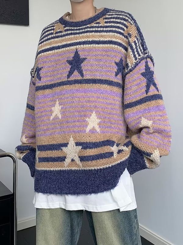 American Star Stripes Sweater For Men And Women