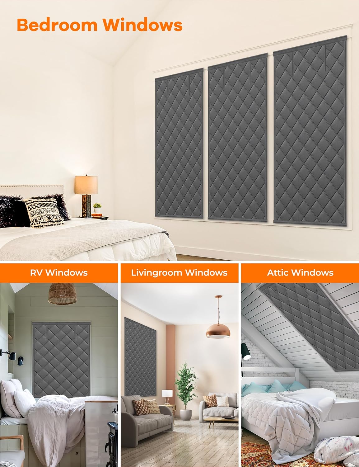 Winter Magnetic Thermal Insulated Door Curtain, Thick Warm Cotton Windproof Privacy Light Blocking Door Screen With Upgrade Buckle For Home Garage Shop Cold Protection — foto 2