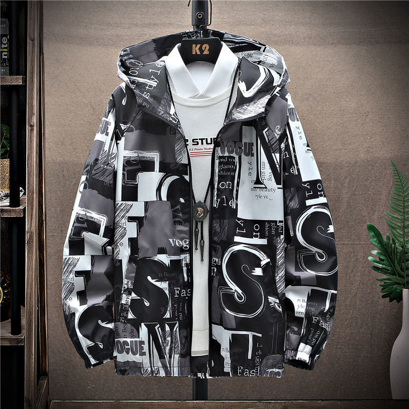 Men's Thin Hooded Jacket For Boys And Teenagers